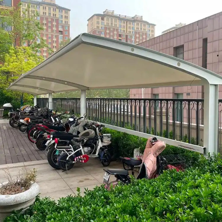 醴陵市膜结构电动车棚